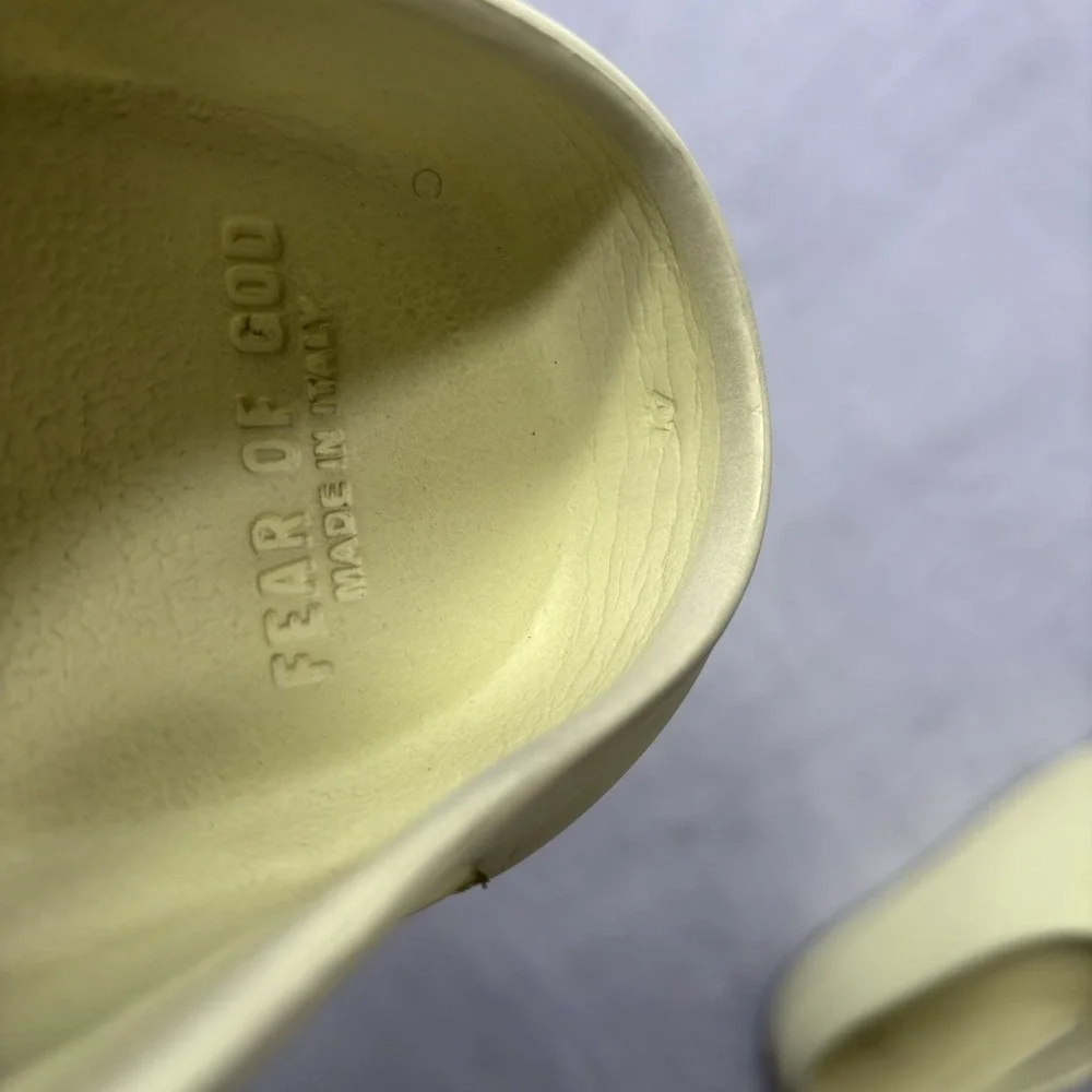 Fear of God The California Sandals Foam Slippers Slides Yellow EU Size 41 Mens 8